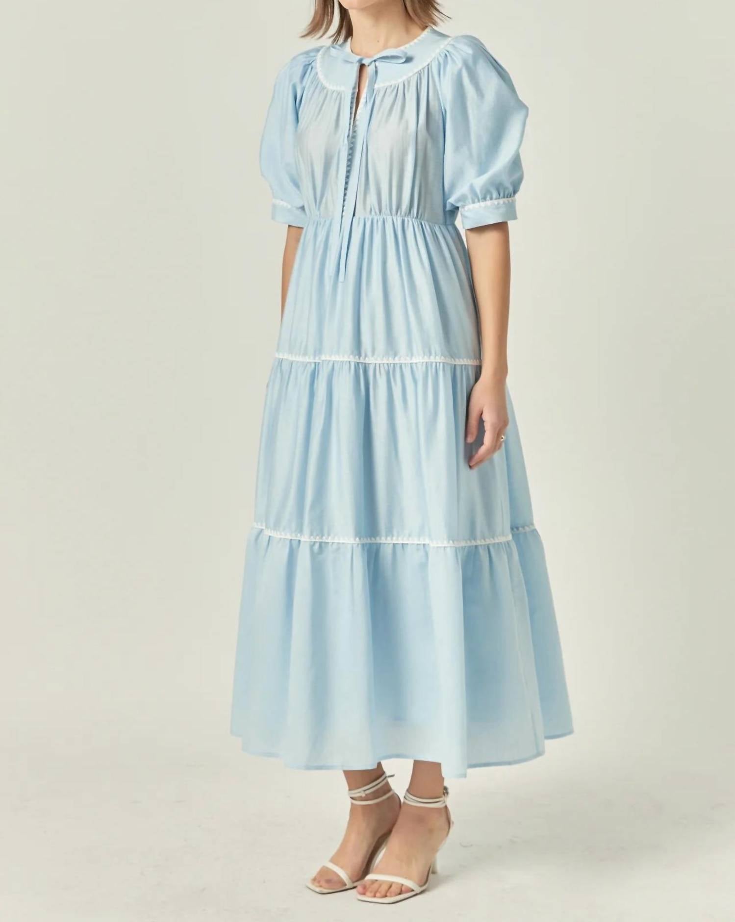 English Factory - Embroidery Midi Dress