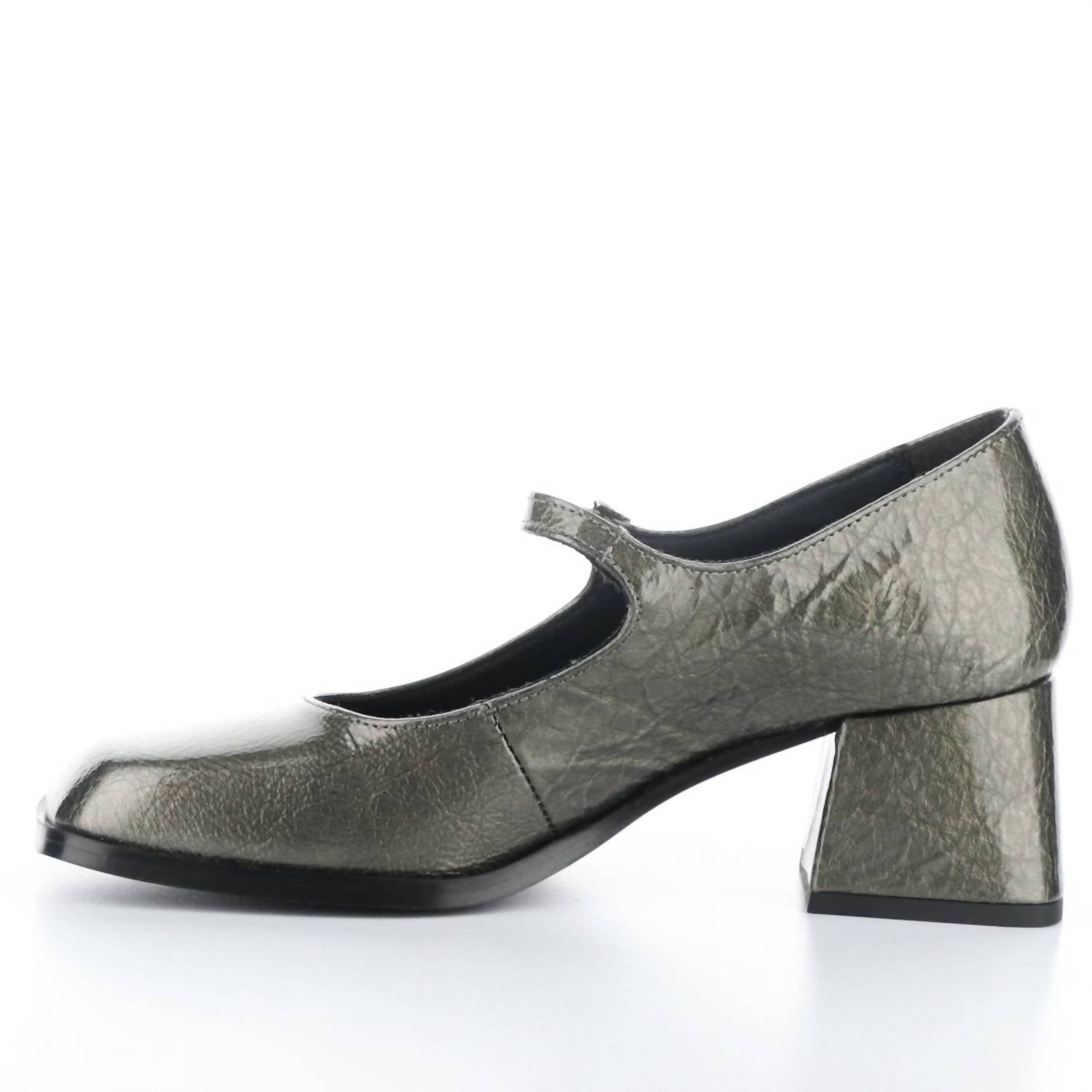 Bos. & Co. Women's Amaya Mary Jane Heels in pewter - women's heels - alternate view