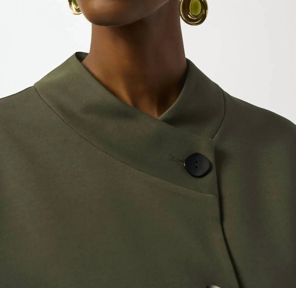 Joseph Ribkoff - Heavy Knit Three Quarter Sleeve Boxy Top