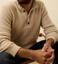 Faherty - Quarter Button Sweater