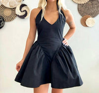 Better Be - Women's Backstage Halter Bubble Dress
