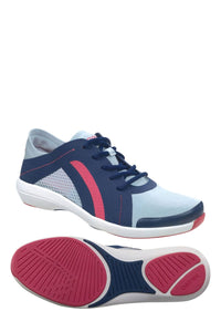 Aetrex Sloane Sneaker - Medium Width in navy - women's sneaker