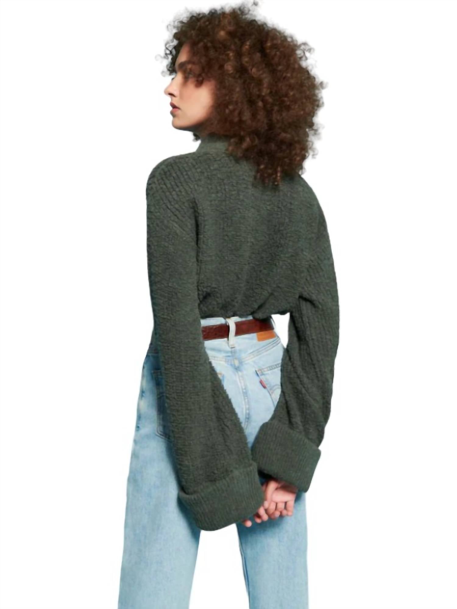 Nation Ltd - Briar Cuffed Funnel Neck Sweater