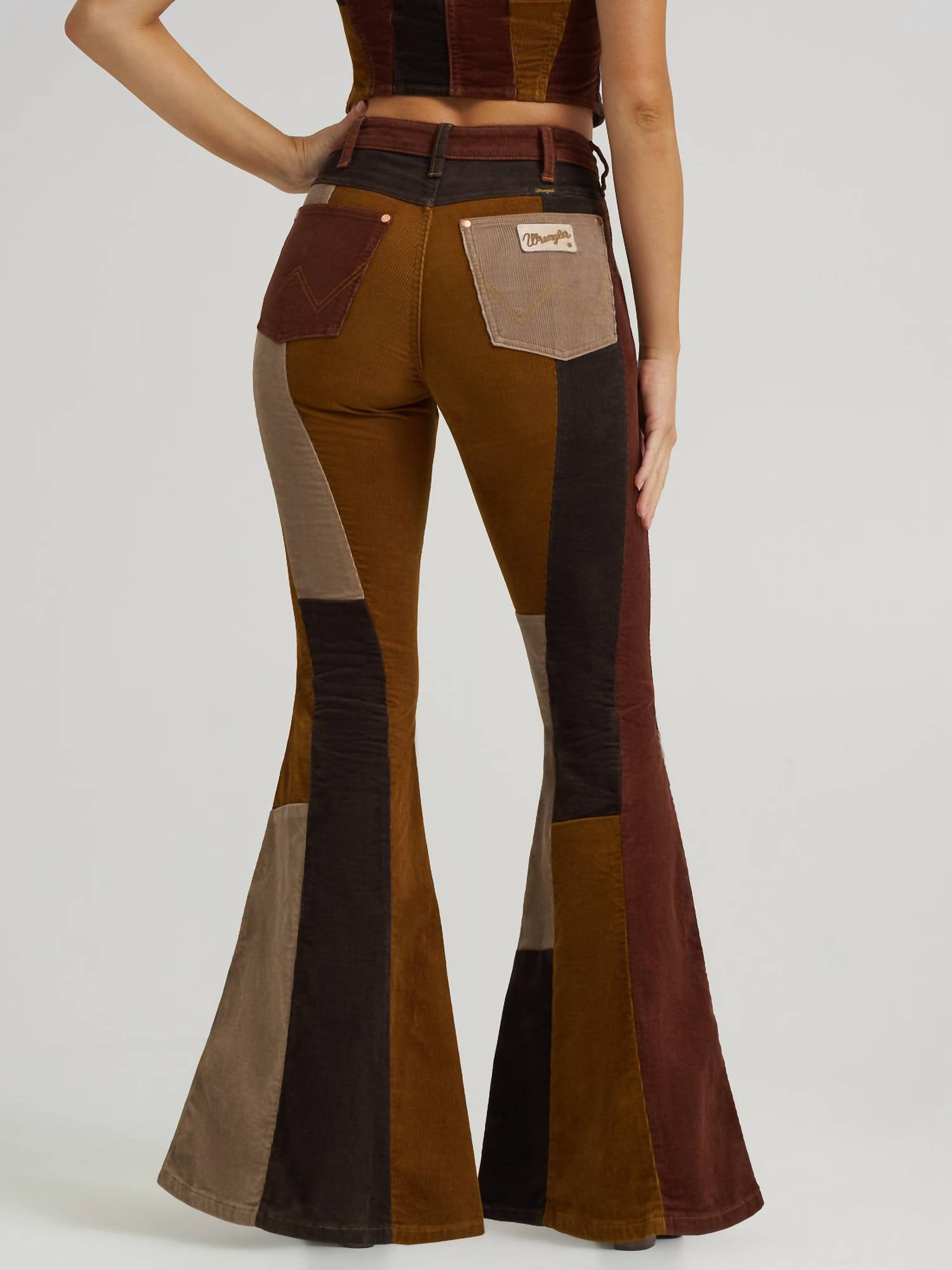 Wrangler - Wilson Patchwork Corduroy Bell Jean
