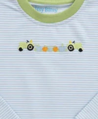 Itsy Bitsy - Boy's Tractor Pumpkin Pant Set