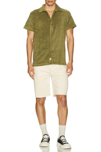 Iron & Resin - Terry Cloth Button-up Shirt