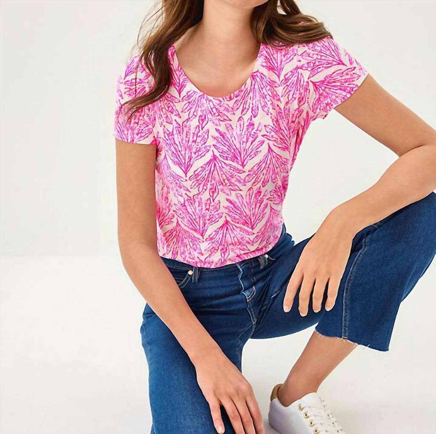 Lilly Pulitzer - Etta Scoopneck Top
