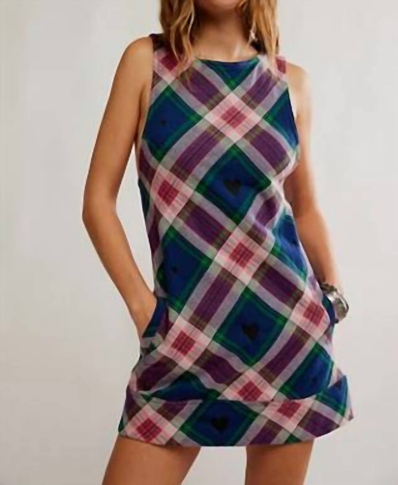 Free People - Women's Carven Plaid Mini Dress