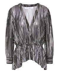 Iro - Darla Metallic Printed Jersey Blouse