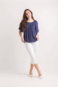 Papillon - Swiss Dot Bell Sleeve Blouse