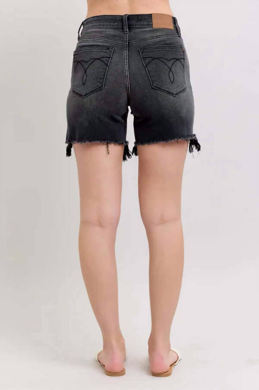 Judy Blue - Women's Cut Off Two Button Shorts