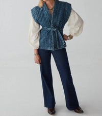 Maison Hotel - Elsa Quilted Denim Vest