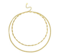 Katie Rae Collection - Women's Jane Double Chain Necklace