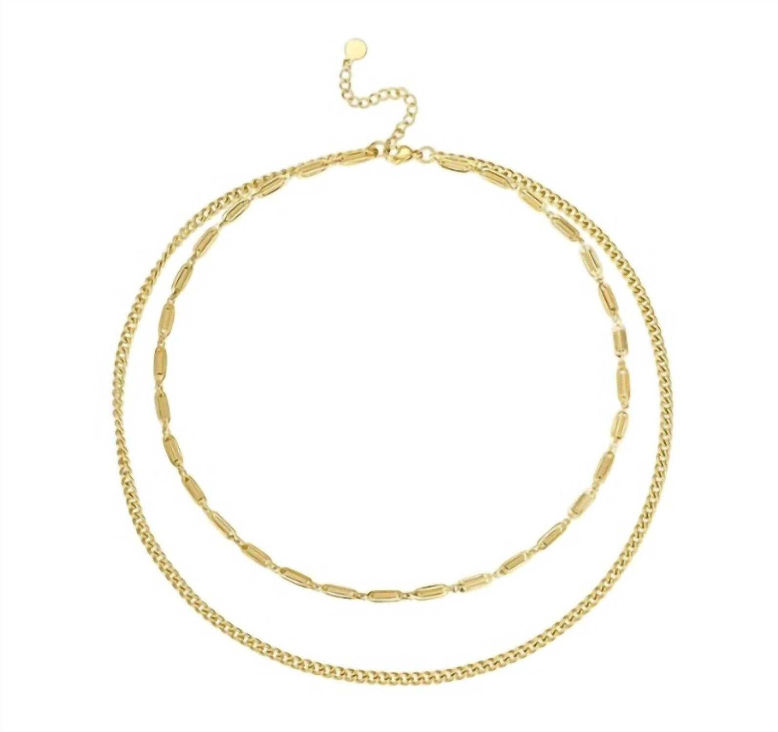 Katie Rae Collection - Women's Jane Double Chain Necklace
