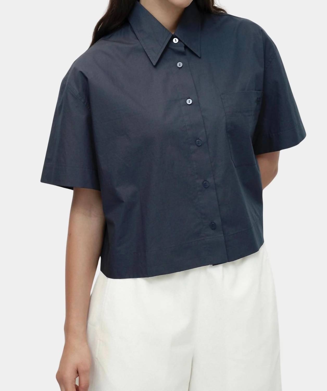 Mijeong Park - Short Sleeve Cotton Shirt