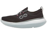 OOFOS Women's Oomy Stride Recovery Shoes in white black - women's sneaker - detail view