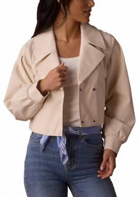The Normal Brand - Gia Lapel Cropped Jacket