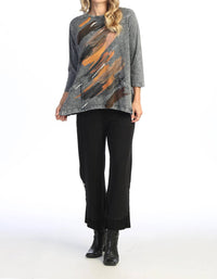 Jess & Jane - Opera Mineral Washed Patch Pocket Cotton Top