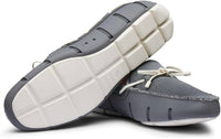 SWIMS Men's Braided Lace Loafer in basalt grey - men's loafer - view 4