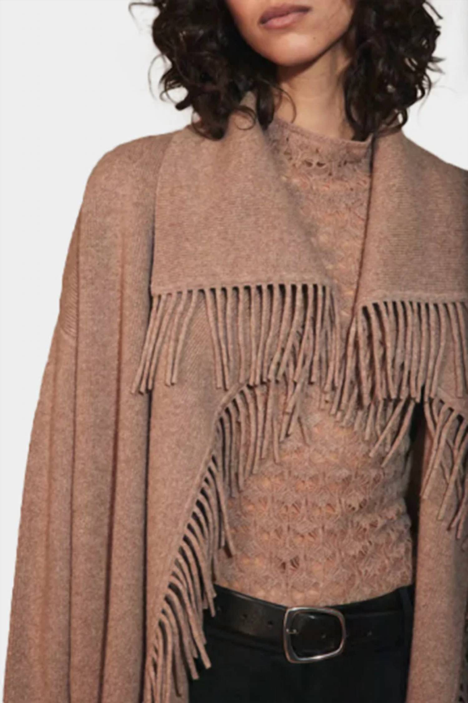 Naadam - Women's Wool Fringe Coat