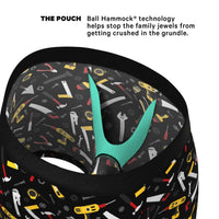 Shinesty - Men's Hammer And Tools Ball Hammock Pouch Underwear
