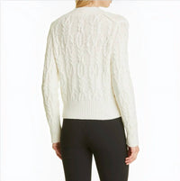 Vince - Women's Triple Braid Cable Wool Cashmere Cardigan