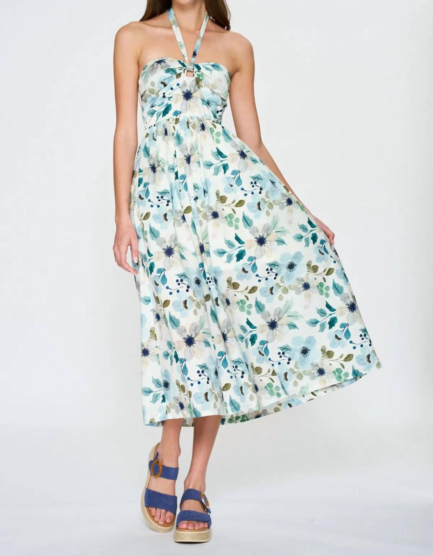 Aakaa - Bloom Floral Midi Dress