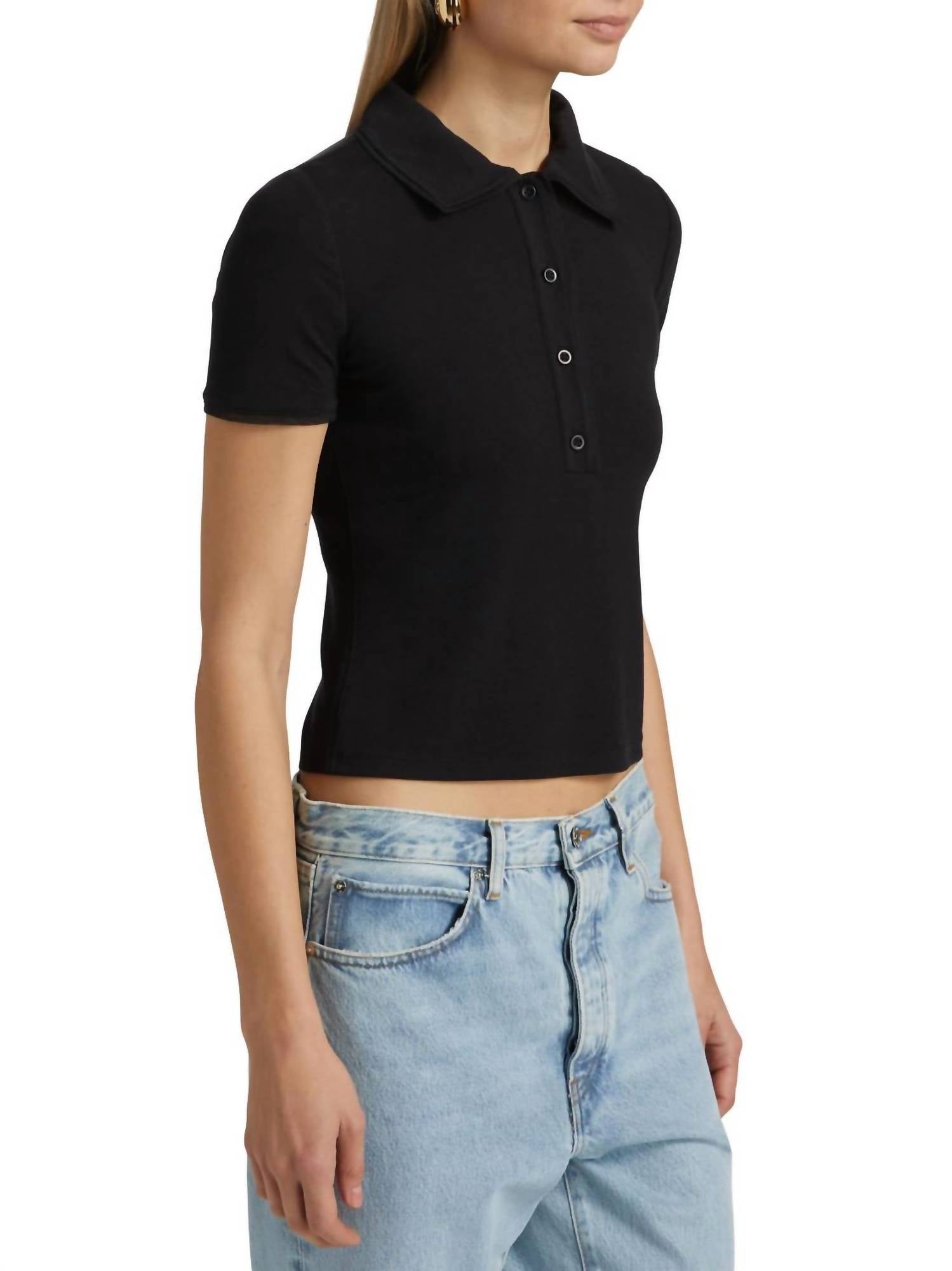 Frame - Mesh Trim Polo Shirt