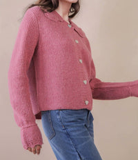 Very J - Heart Button Down Cardigan