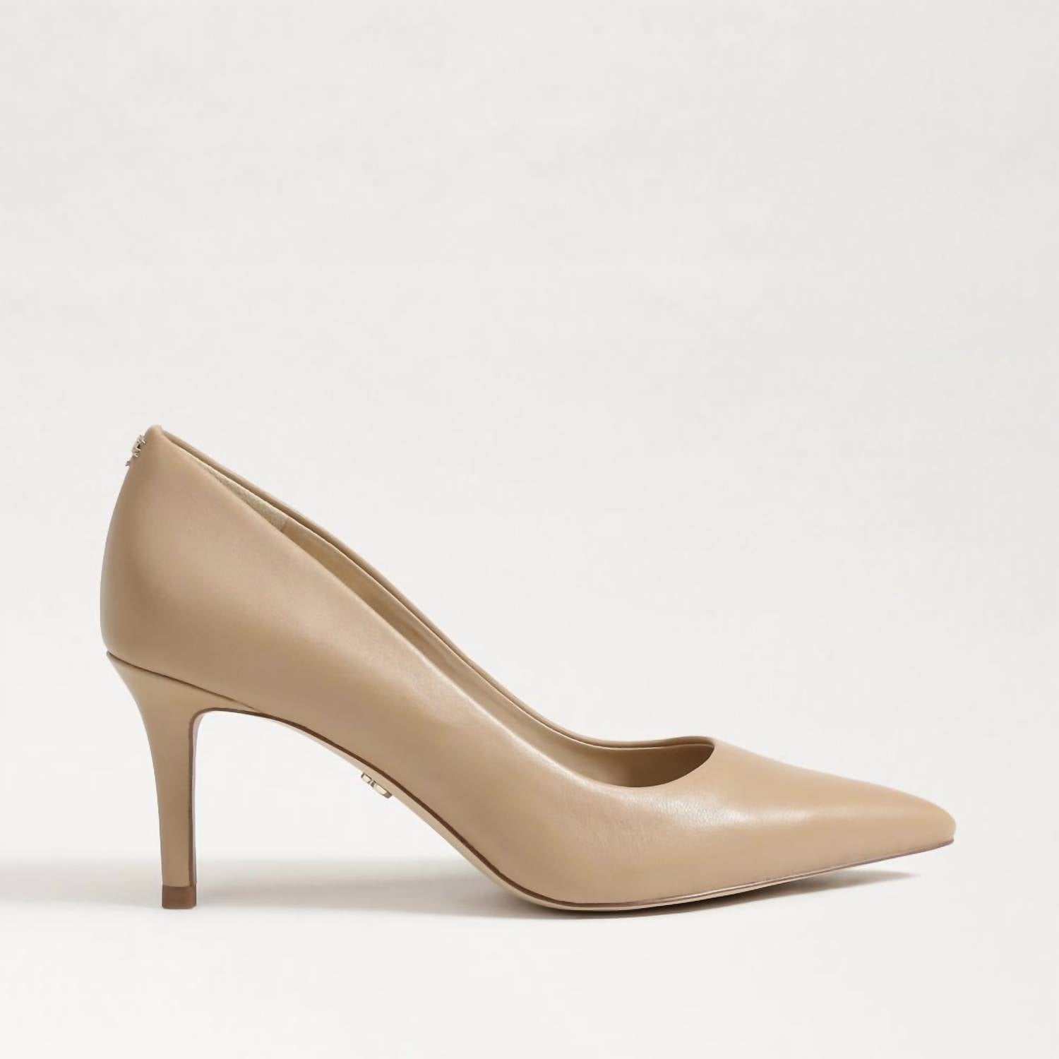 Sam Edelman Women's Vienna Heel Shoe in beige - women's heels - detail view