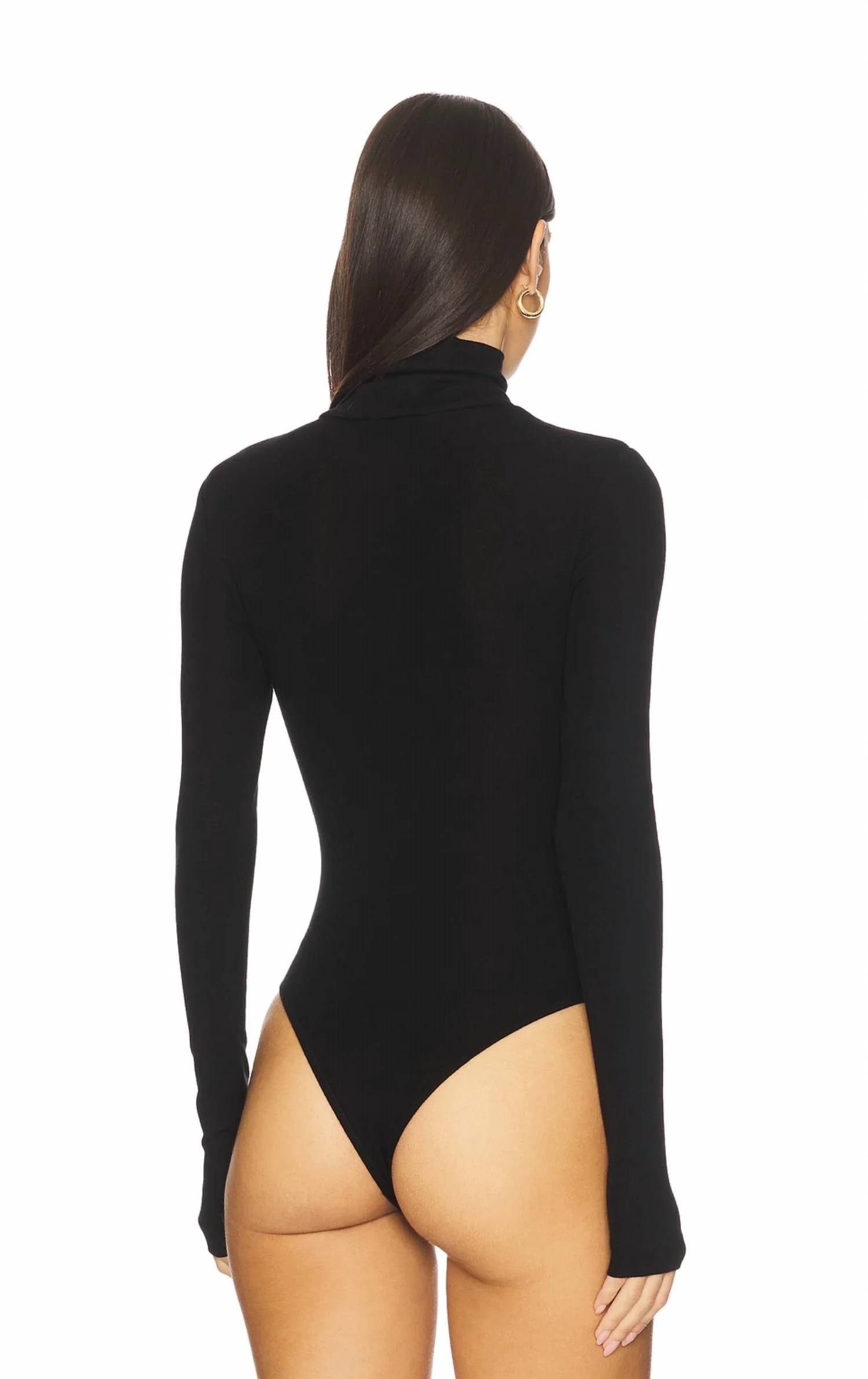 Agolde - Wilma Sleek Long Sleeve Turtleneck Bodysuit