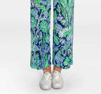 GRETCHEN SCOTT Effortless Pants in vintage vines navy - women's pants - view 4