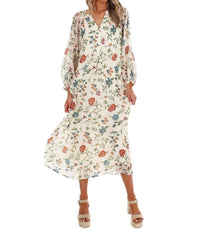 Entro - Handpicked Floral Midi Dress