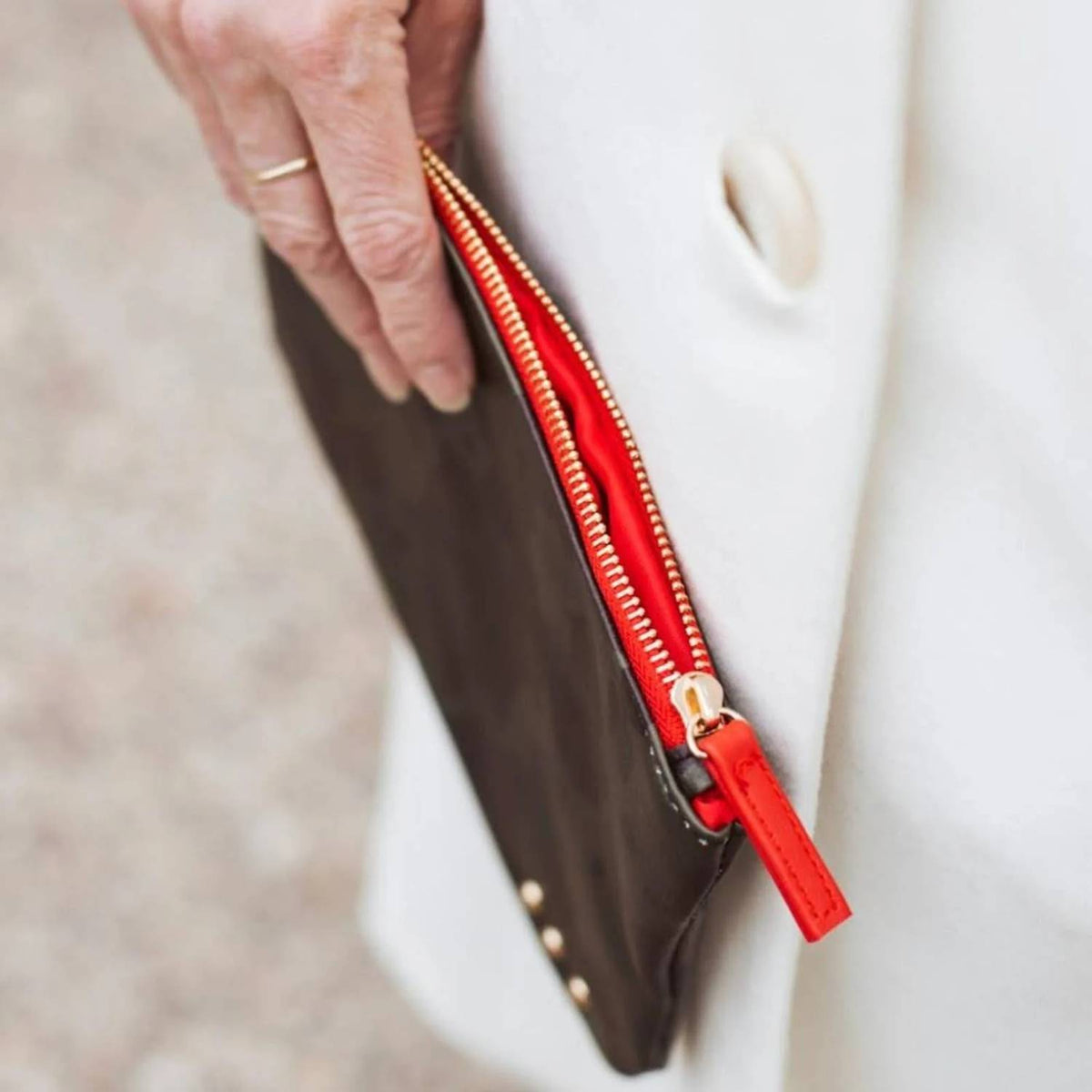 Pretty Simple - Camo Clutch With Zipper