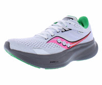 SAUCONY Women Ride 16 Running Shoes in white gravel - women's shoe - detail view
