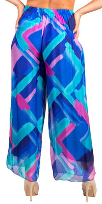 Gigi Moda - Angelo Brushstroke Silk Pants