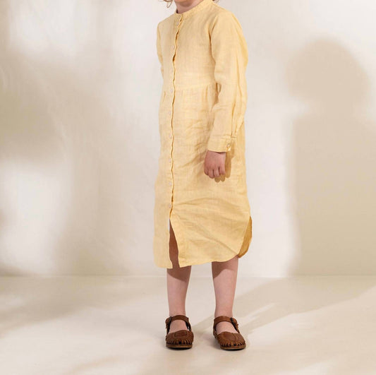 Dosa Linen Shirt Dress