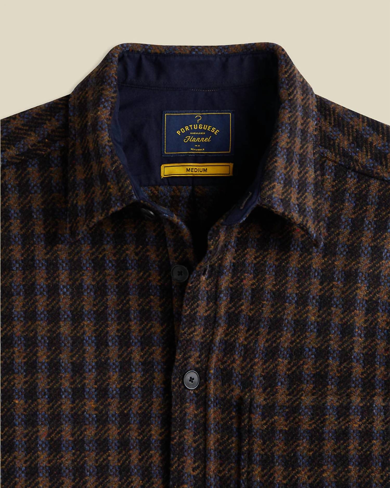 Portuguese Flannel - Men's Merino Tweed Shirt