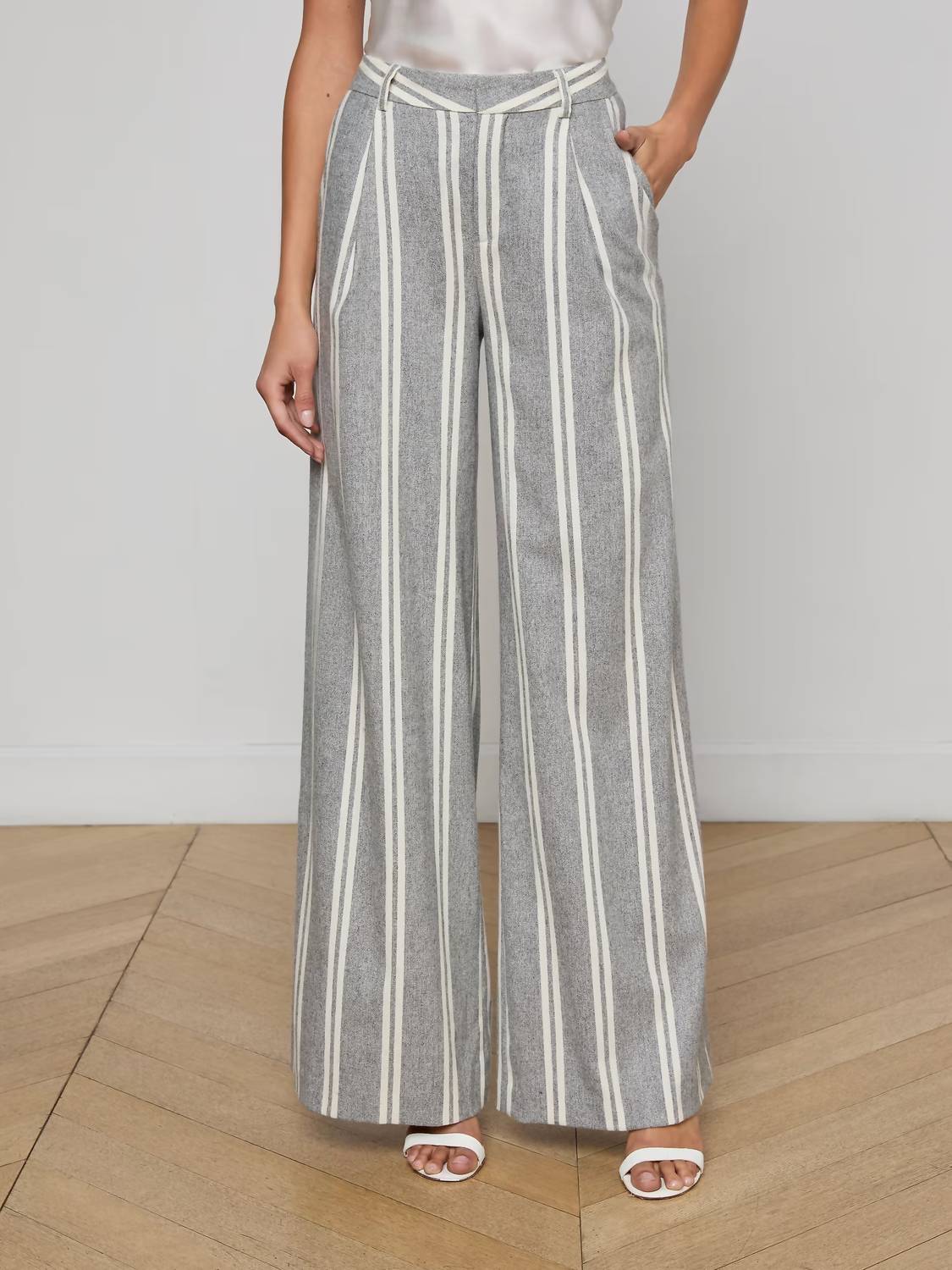 L'Agence - Allanah Pinstriped Trouser