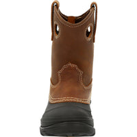 Georgia Boot Little Kid's Muddog & Leather Boots in brown and black - kids' boots - view 5