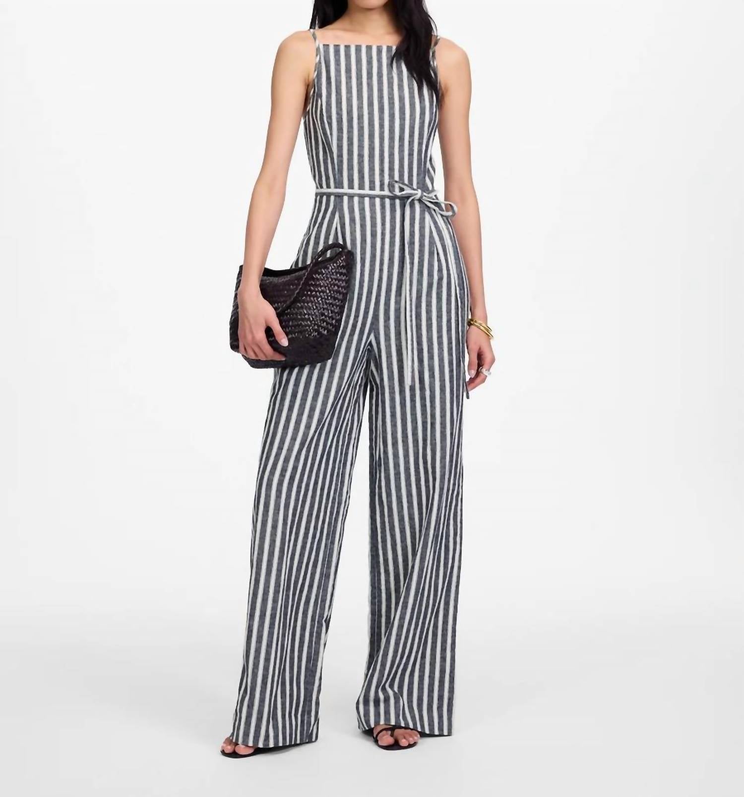 Madewell - Denim Pinstripe Jumpsuit - Petite