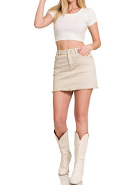 Zenana - Issue Mini Skirt