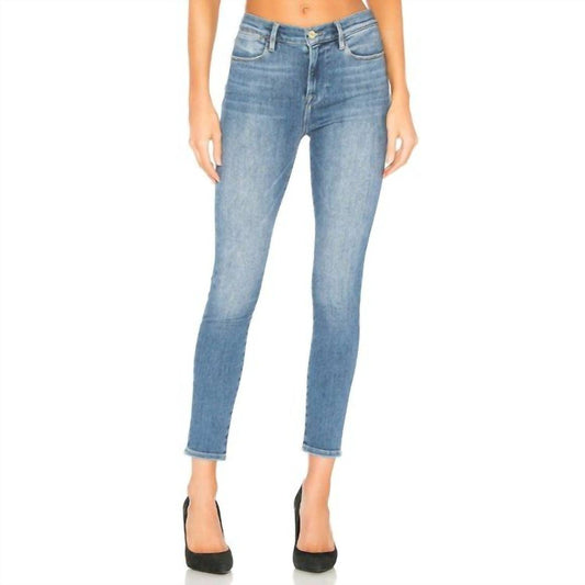 Frame - Le High Rise Crop Skinny Jeans