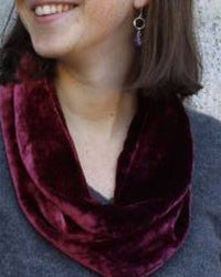 Dana Herbert - Silk Velvet Infinity Scarf