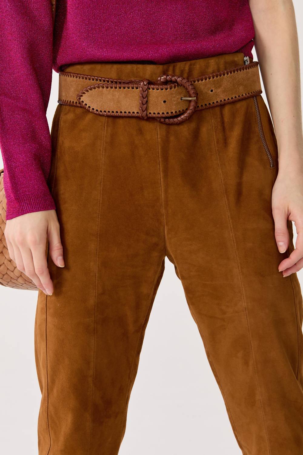 Lanhtropy - Tori Goat Suede Pant