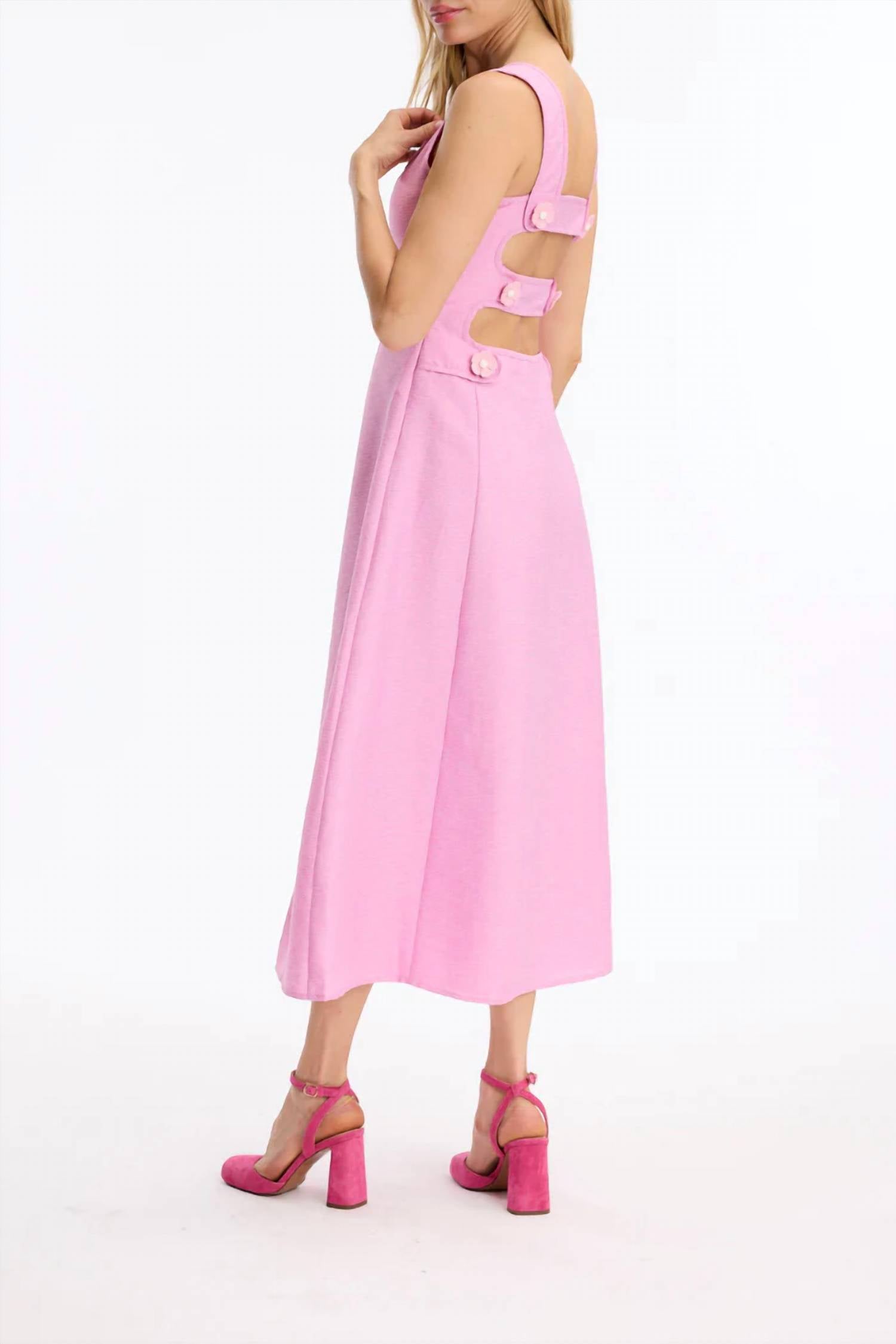 Leo & Ugo - Nina Open Back Midi Dress