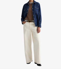 TWP Tiny Dancer Wide Leg Jeans in natural - women's jeans