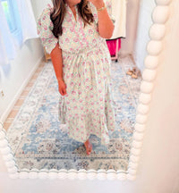 Karlie - Paris Floral Tier Maxi Dress