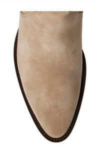 CORDANI Women's Penny Boots in camoscio sabia - women's shoe - alternate view