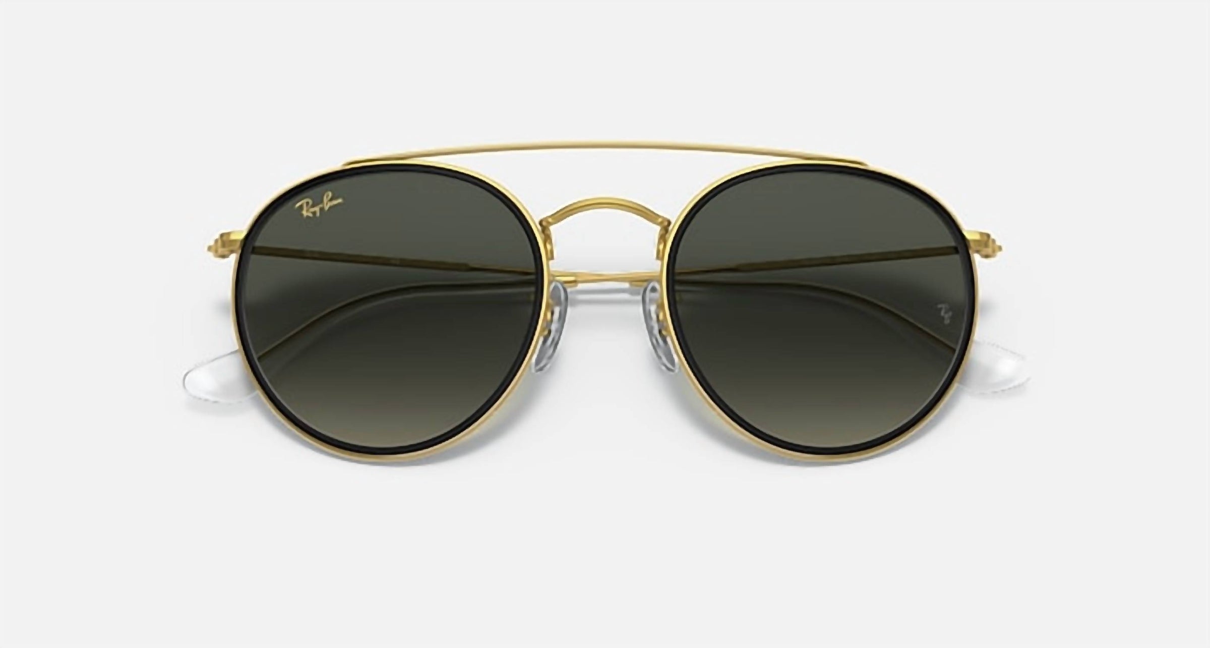 Ray Ban - Round Double Bridge Non Polarized Sunglasses Rb3647n 923871